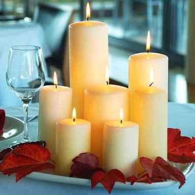 Velas taco cilíndricas