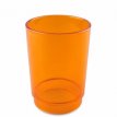 031/171 Portavelas Star Plastic naranja con base negra